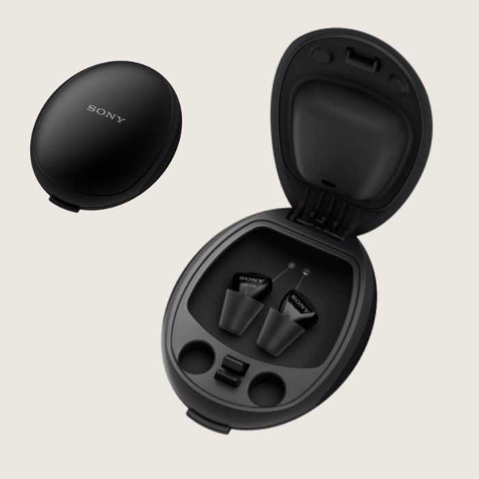 Sony invisible style hearing aid in carry case