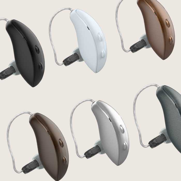 Starkey Genesis AI hearing aid colors 