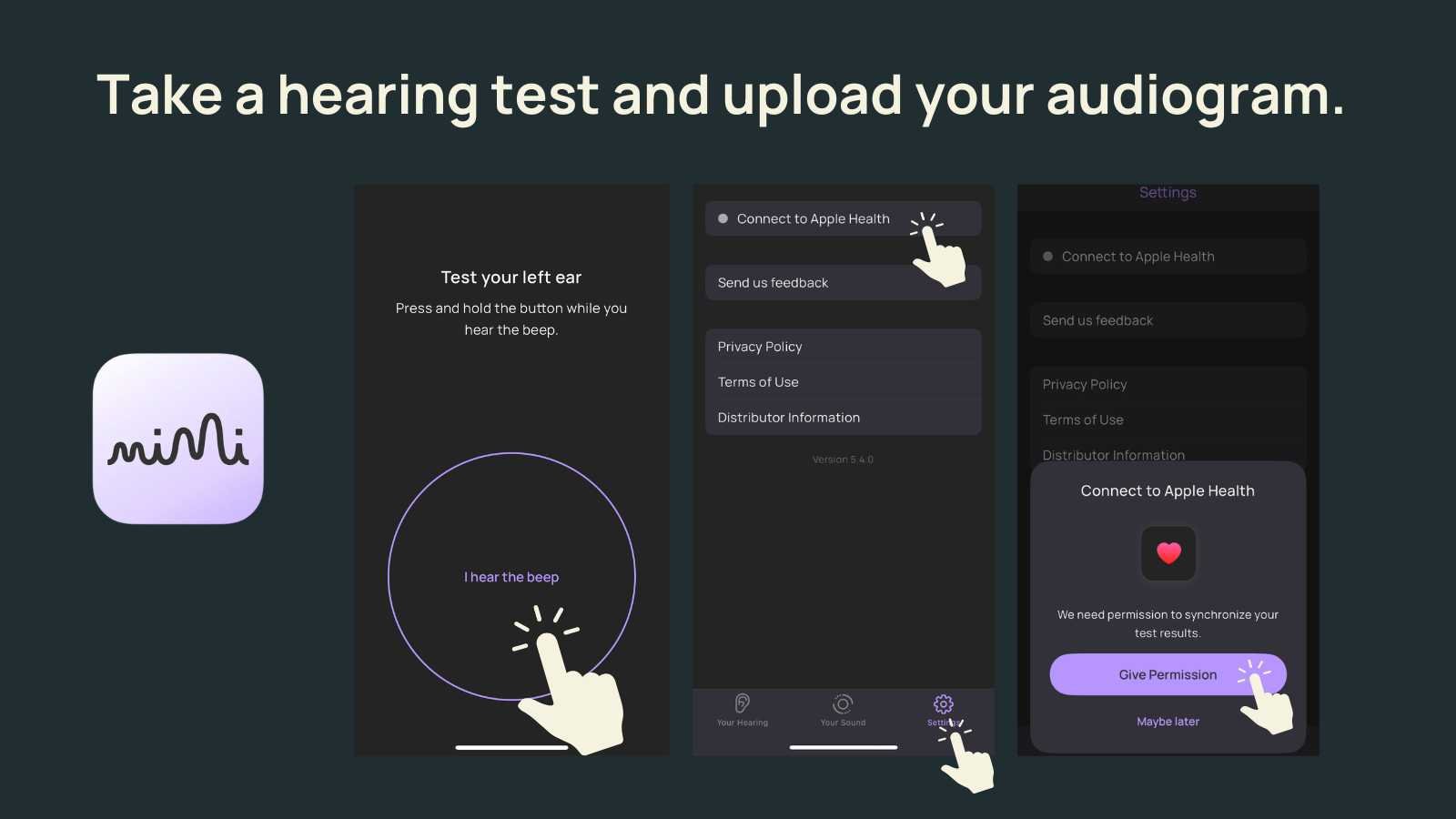 Tutorial on how to upload an audiogram to Apple Health
