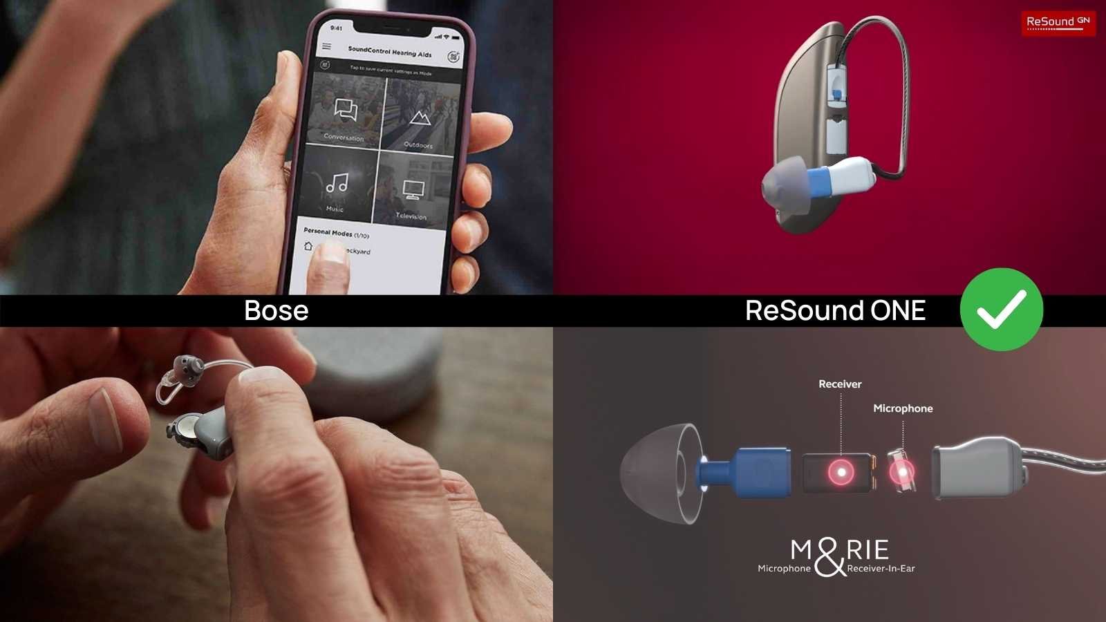 Resound hearing aids vs Bose